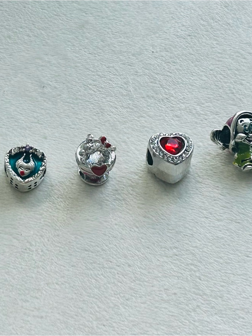 Pack of 5 Silver-Plated Charms – Disney Inspiration Collection